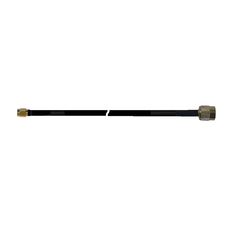 SMA male to TNC Male Reverse Polarity Double Shielded Ultra Low Loss RG58 Cable Extension 10 meters (C29-SP-10TP/RP)